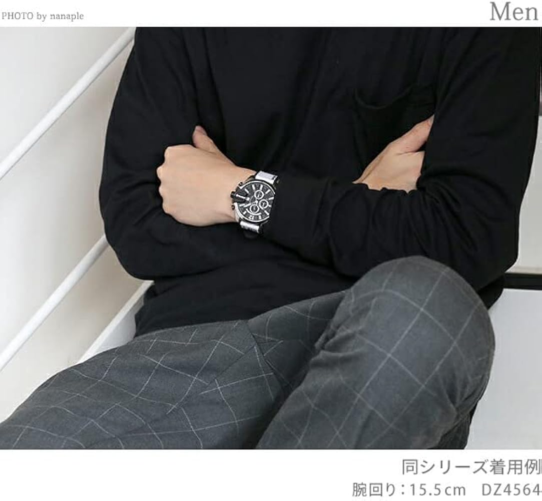 Amazon.co.jp: [ディーゼル] DIESEL ベビーチーフ 43mm クロノグラフ